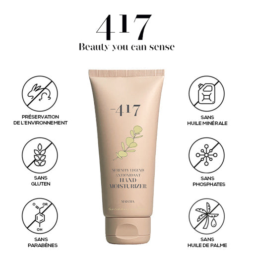 Crème hydratante pour les mains – Matcha