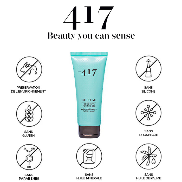 Gel Moussant Visage aux Micro-Grains de Luffa