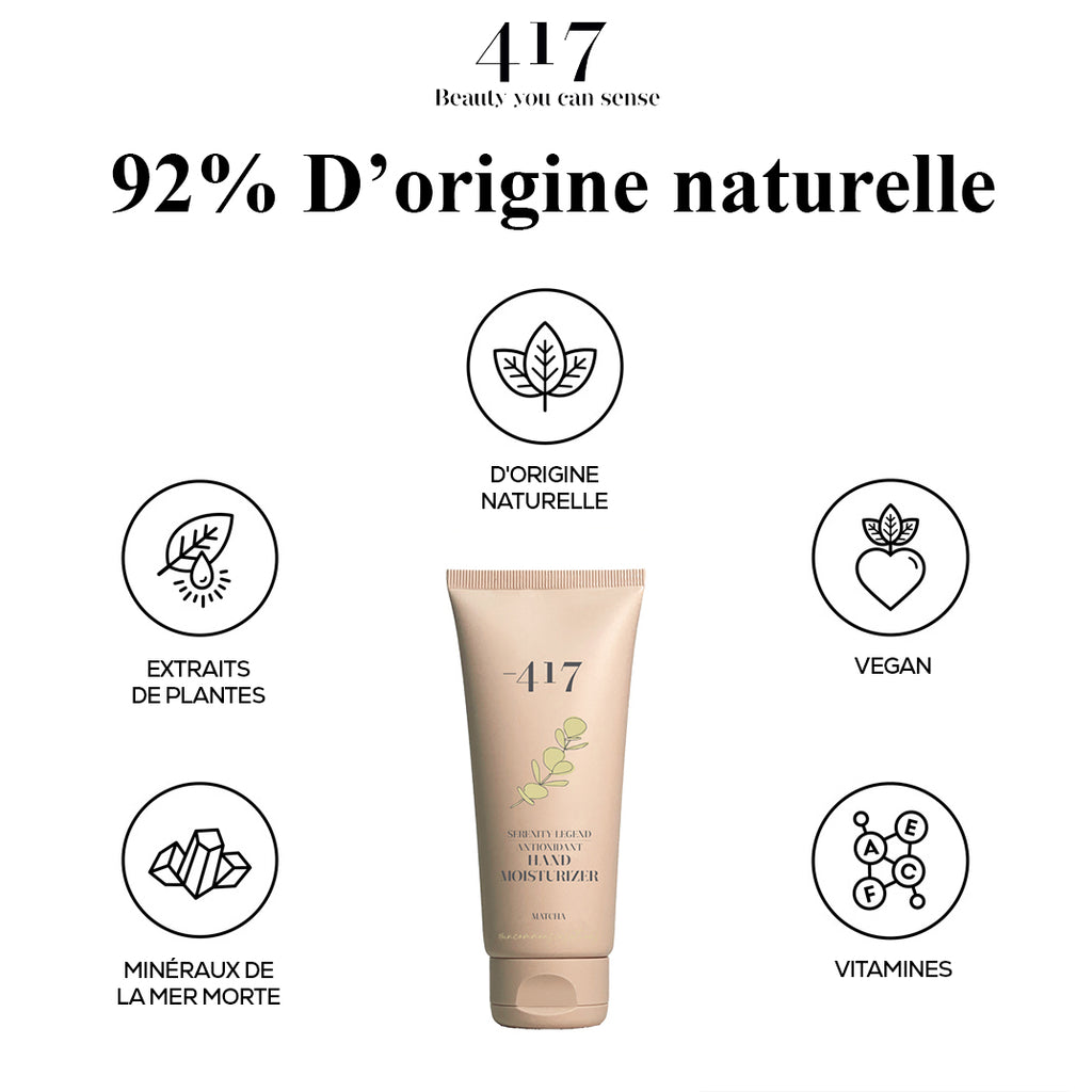 Crème hydratante pour les mains – Matcha